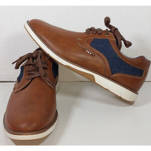 Vance Co. Fritz Men's Shoe Brown Faux Leather Size 9 EUC